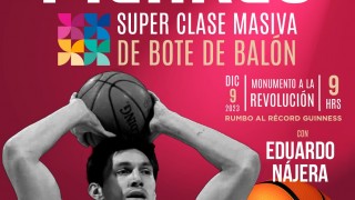 Invitan INDEPORTE y PILARES a Clase Masiva de Bote de Balón impartida por el ex jugador de la NBA, Eduardo Nájera